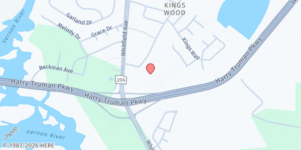 Map showing Compassion Christian (East Campus) at 9150 Old Montgomery Rd., Savannah, GA