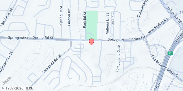 Map showing Argyle Elementary at 2420 Spring Rd. SE, Smyrna, GA