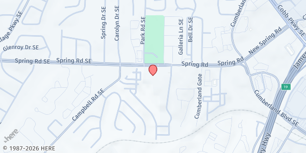 Map showing Mobile Pantry - Argyle Elementary School at 2420 Spring Rd. SE, Smyrna, GA