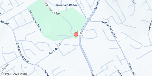 Map showing Altar of Grace Pantry at 2671 Centerville Hw, Snellville, GA