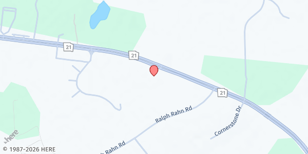 Map showing St. Boniface Outreach at 1952 Georgia 21, Springfield, GA