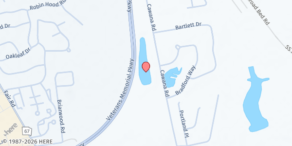 Map showing COMPASSION CHRISTIAN CHURCH STATESBORO AREA at 831 Cawana Road, Statesboro, GA