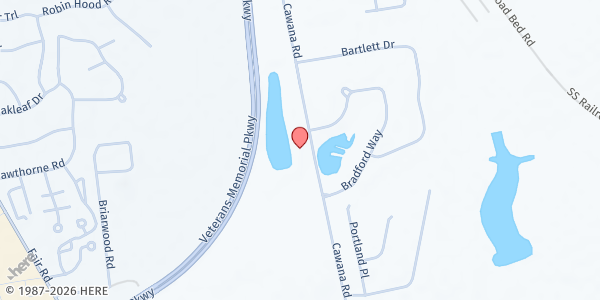 Map showing Compassion Christian Statesboro at 831 Cawana Rd., Statesboro, GA