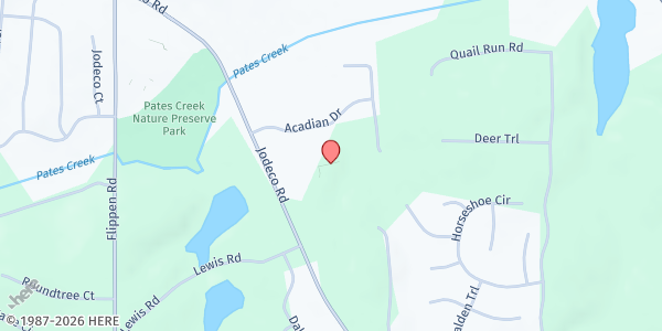 Map showing Jodeco Rd United Methodist at 1500 Jodeco Rd, Stockbridge, GA