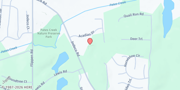 Map showing Jodeco Road UMC at 1500 Jodeco Rd., Stockbridge, GA