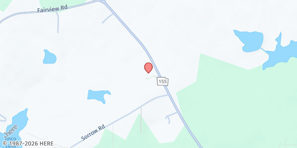 Map showing Light of the World Christian Church at 5883 Georgia 155 North, Stockbridge, GA