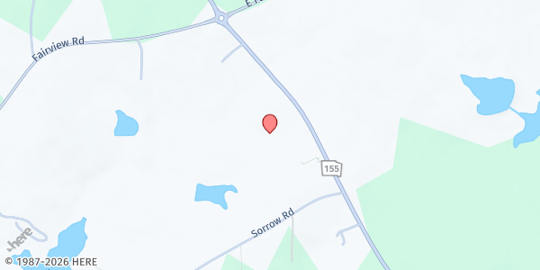 Map showing Light of the World Christian Church at 5883 Highway 155 N, Stockbridge, GA