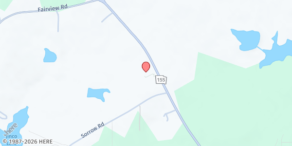 Map showing Light of the World Christian Tabernacle International at 5883 GA-155 N., Stockbridge, GA