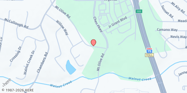 Map showing Mt. Olive Outreach - 12 Baskets Food Pantry at 470 Mount Olive Rd, Stockbridge, GA