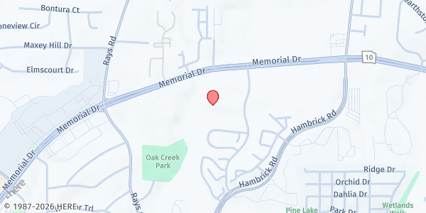 Map showing Purpose Fulfilled Community Outreach - Stone Mountain at 5481 Memorial Drive, Stone Mountain, GA