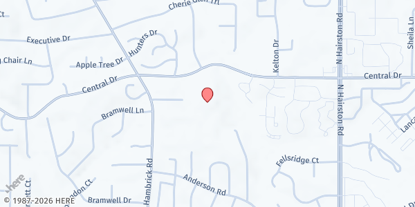 Map showing Stone Mountain High School at 4555 Central Dr, Stone Mountain, GA