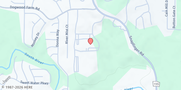 Map showing Martin Luther King Jr. High School at 3991 Snapfinger Rd, Stonecrest, GA