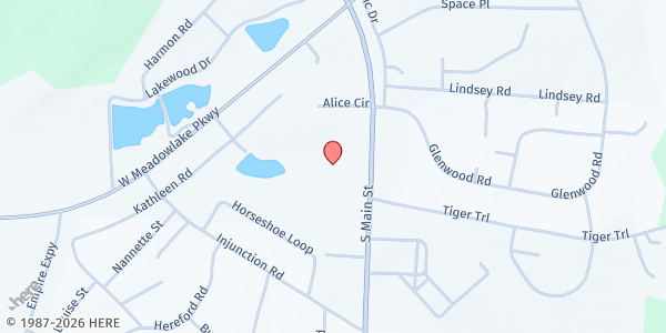 Map showing The Lazarus Project at 664 S. Main St., Swainsboro, GA