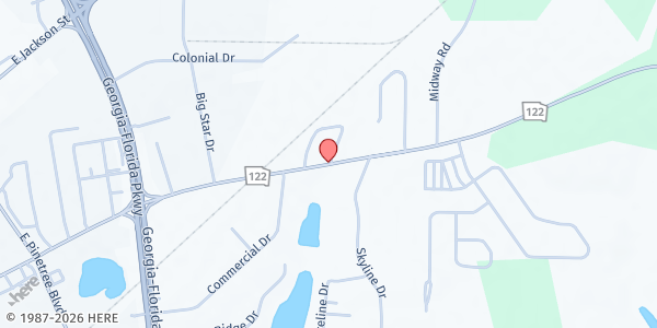 Map showing House of Joy at 6057 US-319, Thomasville, GA