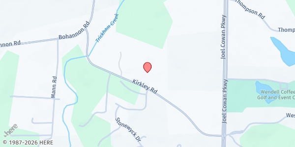 Map showing St. Vincent de Paul Society- Fayette at 211 Kirkley Rd, Tyrone, GA