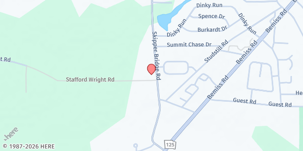 Map showing Children's Advocacy Center Outdoor Pantry at 3325 Skipper Bridge Rd., Valdosta, GA