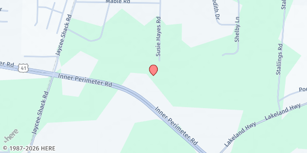 Map showing Forrest Park Church of Christ of Valdosta, Inc. at 4263 Inner Perimeter Road, Valdosta, GA