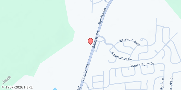 Map showing United Pentecostal Church of Valdosta at 3909 Bemiss Road, Valdosta, GA