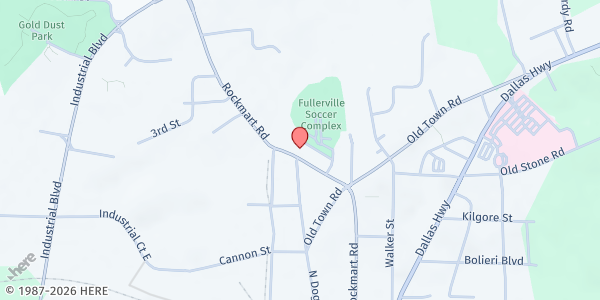 Map showing Fullerville Mission Ltd at 531 Rockmart Road, Villa Rica, GA