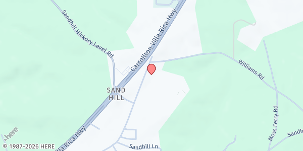 Map showing Lifeline Mission - Villa Rica at 3915 Carrollton Villa Rica Highway, Villa Rica, GA