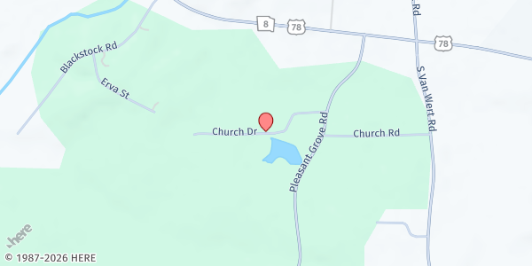 Map showing Midway Church - Lifeline Mission Ministry at 1 Midway Church Dr., Villa Rica, GA
