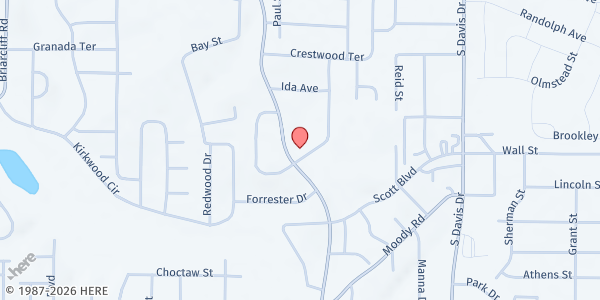 Map showing Houston County Council on Aging - Meals On Wheels at 508 S. Pleasant Hill Rd., Warner Robins, GA