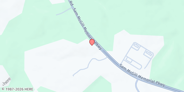 Map showing God's Marketplace Pantry - The Sanctuary Church at 1365 Tignall Rd., Washington, GA