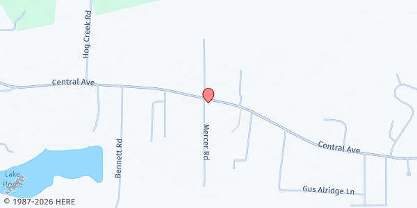 Map showing JVL / The Refinery at 9014 Central Avenue, Waycross, GA