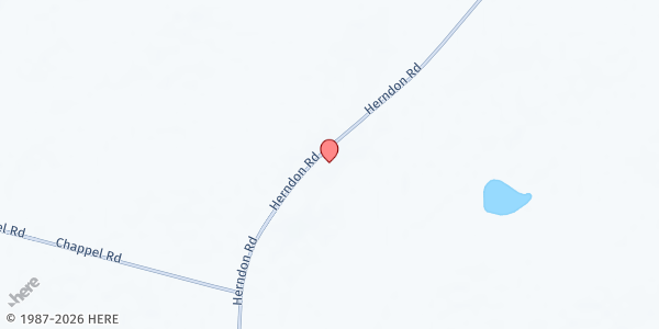 Map showing Vineyard Church of Burke County at 2015 Herndon Rd., Waynesboro, GA