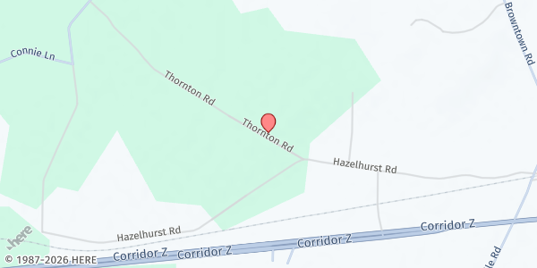 Map showing Heaven's Way H&D Ministry at 108 Thornton Road, Waynesville, GA