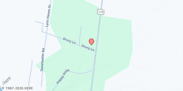 Map showing Bay Harbour Brantley COG at 9979 Georgia 110, West Hortense, GA