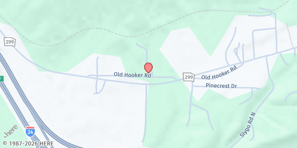 Map showing North Georgia Worship Center at 23 Bishop Rd, Wildwood, GA