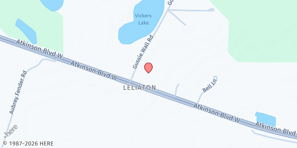 Map showing Coochee Creek Outreach, Inc. at 62 Gussie Wall Road, Willacoochee, GA