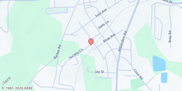 Map showing Young Educators in Action at 404 Society Cir, Woodbury, GA