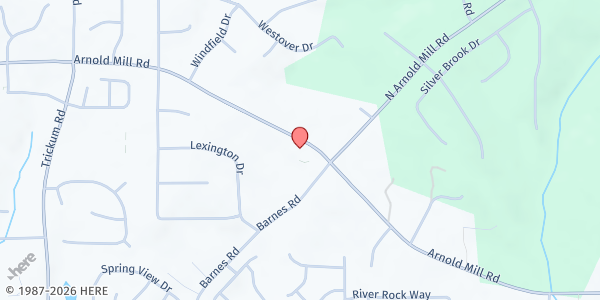 Map showing Timothy's Cupboard - Timothy Lutheran Church at 556 Arnold Mill Rd., Woodstock, GA