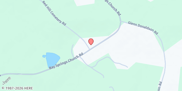 Map showing Mt. Olive Church of the Nazarene at 591 Mt. Olive Church Rd., Wrightsville, GA