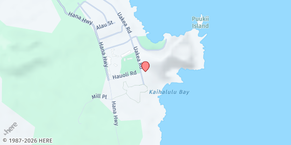 Map showing Hale Hulu Mamo at 5101 Uakea Road Bldg G, Hāna, HI