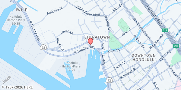 Map showing 294 Sumner St. at 294 Sumner St., Honolulu, HI