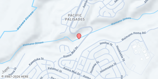 Map showing Leeward Community Church - Distribution Site at 1860 Komo Mai Dr., Honolulu, HI