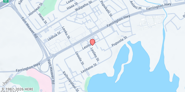 Map showing New Hope Kapolei Ministry Center at 94-199 Leonui St., Honolulu, HI