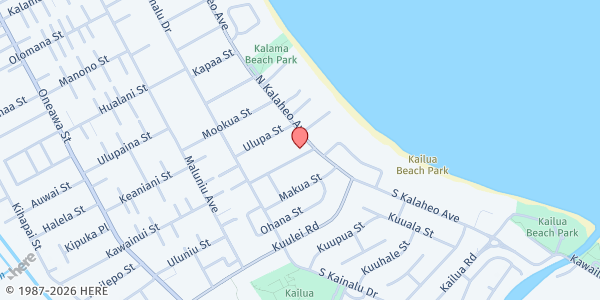 Map showing St. Anthony's Outreach - Makawao Distribution at 114 Makawao St., Honolulu, HI