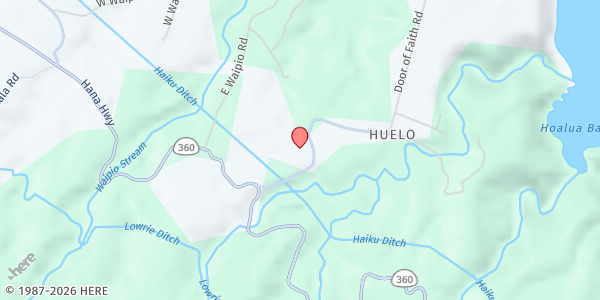 Map showing Door of Faith - Huelo at 11 Door of Faith Rd., Huelo, HI