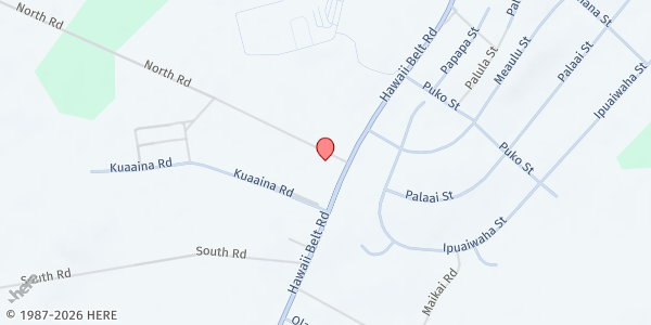 Map showing Hilo Korean Christian Church at 17-248 Volcano Rd, Kurtistown, HI