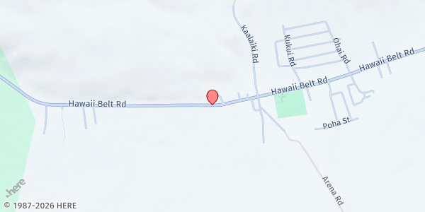 Map showing Naalehu Hongwanji at 95-5695 Hawai'i Belt Rd, Naalehu, HI