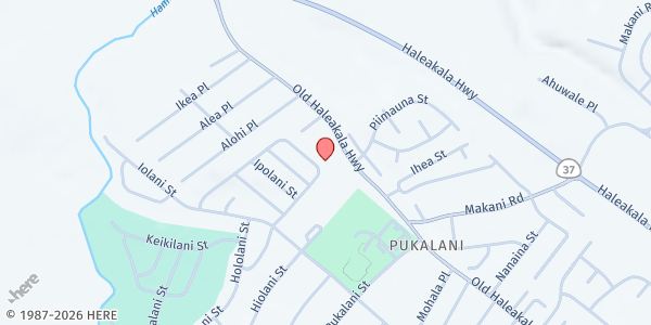 Map showing Pukalani Church of the Nazarene (Compassion Village at Pukalani Nazarene) at 211 Hiwalani Lp, Pukalani, HI