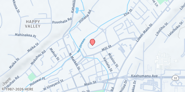 Map showing Legacy Foundation - Wailuku at 1772 Wili Pa Loop, Wailuku, HI