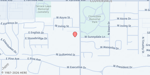 Map showing Boise Cloverdale Seventh-day Adventist Church at 1115 N Cloverdale Rd, Boise, ID