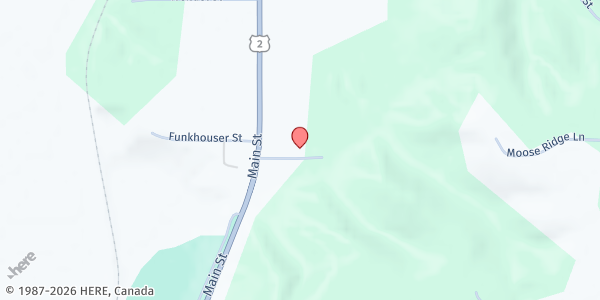 Map showing Boundary County Church of Christ at 6957 Evergreen St, Bonners Ferry, ID