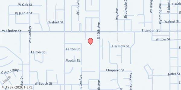 Map showing Wilson Elementary - The Traveling Table Mobile Food Pantry at Wilson Elementary School, Caldwell, ID
