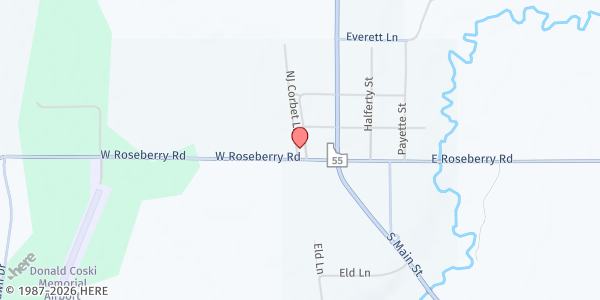 Map showing Donnelly Food Pantry at 135 Front St, Donnelly, ID